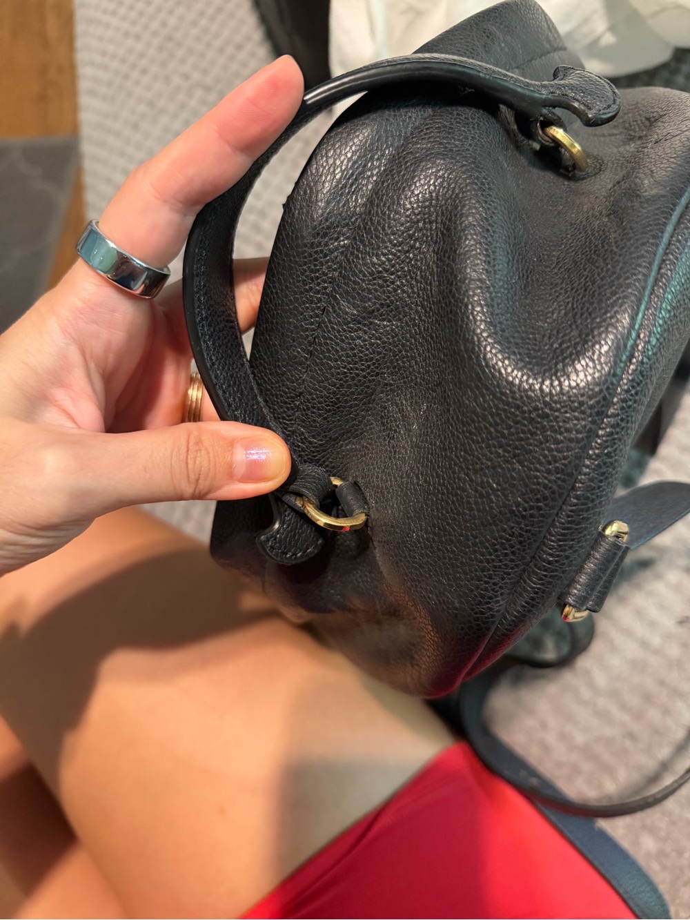 Louis Vuitton Sorbonne Monogram Empreinte Black Backpack - Picture 10 of 13